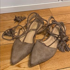 NWB ASOS Truffle Collection Lace up Mules